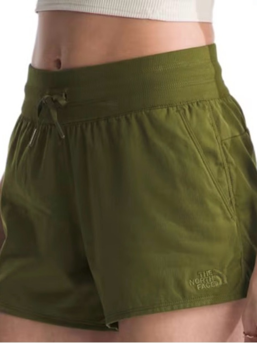 The North Face Olive Green Women's Athletic Shorts